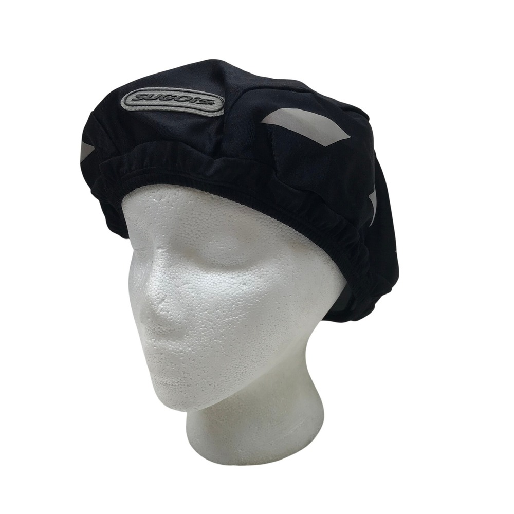 Sugoi Black Reflective Cycling Helmet Cover One Size High Visibility Biking Gear